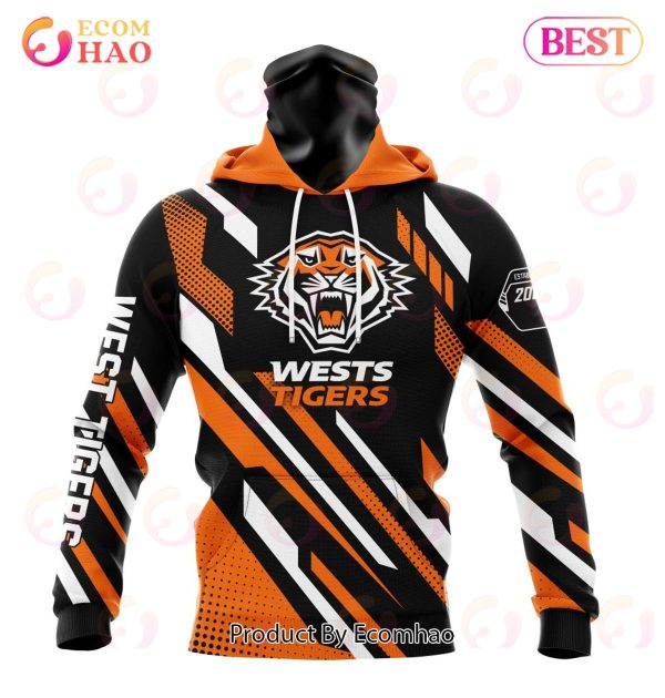 NRL Wests Tigers Special MotoCross Concept 3D Hoodie