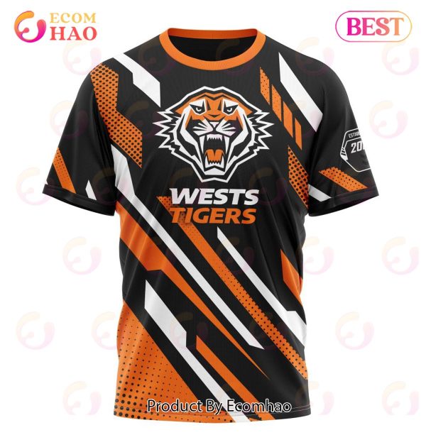NRL Wests Tigers Special MotoCross Concept 3D Hoodie