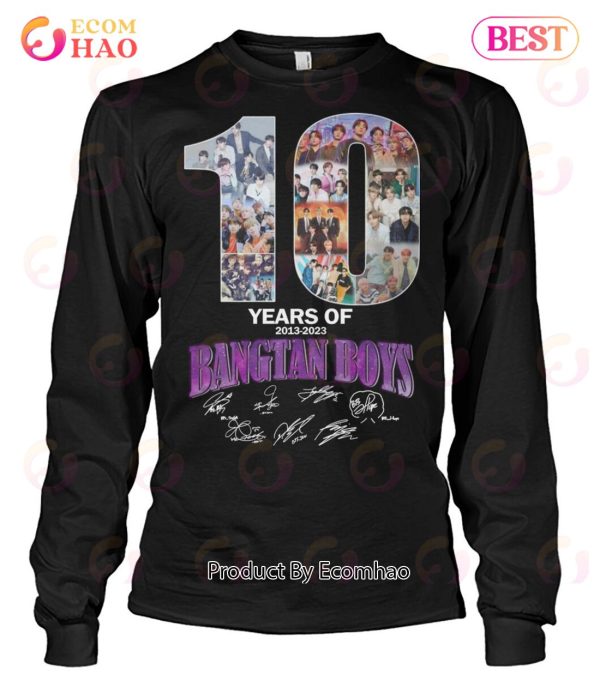 10 Years Of 2013 – 2023 Bangtan Boys Signature T-Shirt