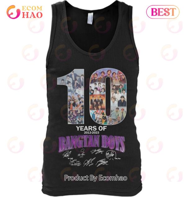 10 Years Of 2013 – 2023 Bangtan Boys Signature T-Shirt
