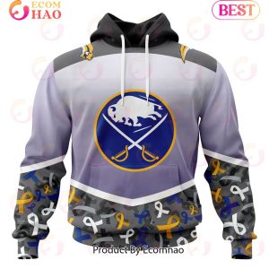 NHL Buffalo Sabres Specialized Sport Fights Again All Cancer 3D Hoodie