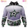 NHL Columbus Blue Jackets Specialized Sport Fights Again All Cancer 3D Hoodie