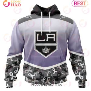 NHL Los Angeles Kings Specialized Sport Fights Again All Cancer 3D Hoodie