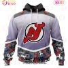 NHL New York Islanders Specialized Sport Fights Again All Cancer 3D Hoodie