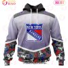 NHL New York Islanders Specialized Sport Fights Again All Cancer 3D Hoodie