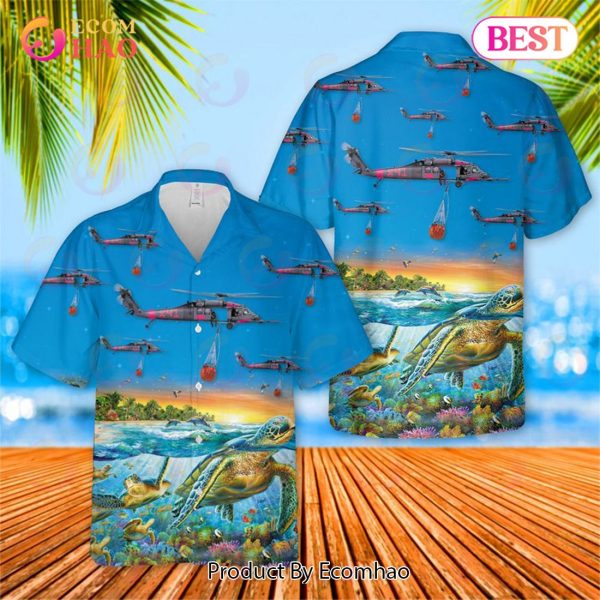 129th Rescue Wing HH 60G Pave Hawk Summer Hawaiian Shirt