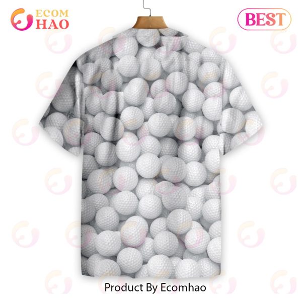 3D Render Golf Balls Hawaiian Shirt