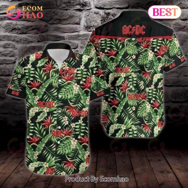Acdc Rock Band Ii Hawaiian Shirt