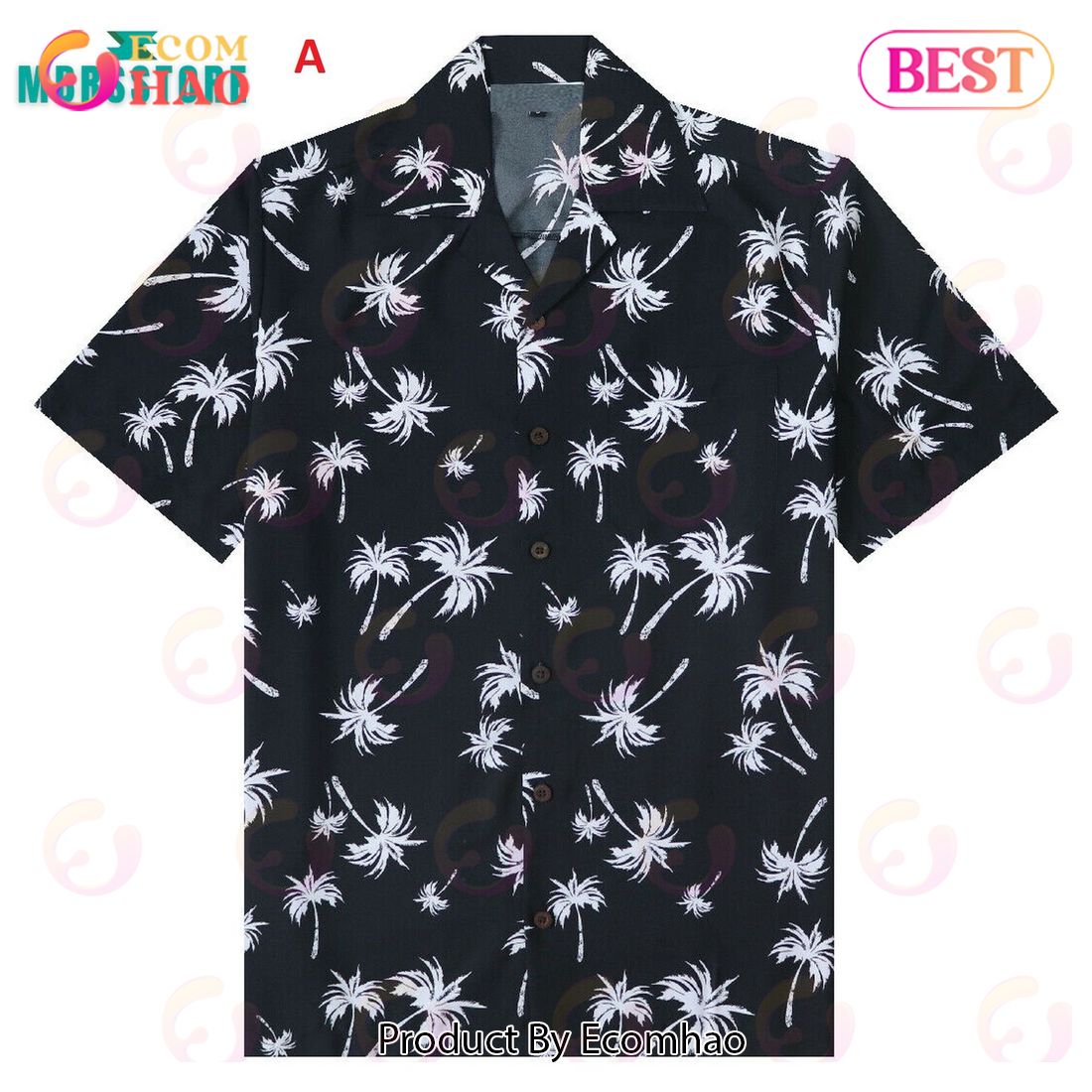 Aloha Casual Button Down Cruise Beach Party Short Sleeve Hawaiian Shirt