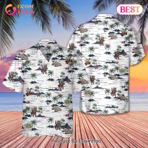 Aloha Star War Cactus Hawaiian Tropical Shirt
