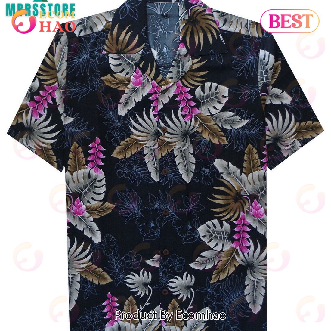 Aloha Summer Casual Beach Birthday Bachelor Party All Over Print Hawaiian Shirt