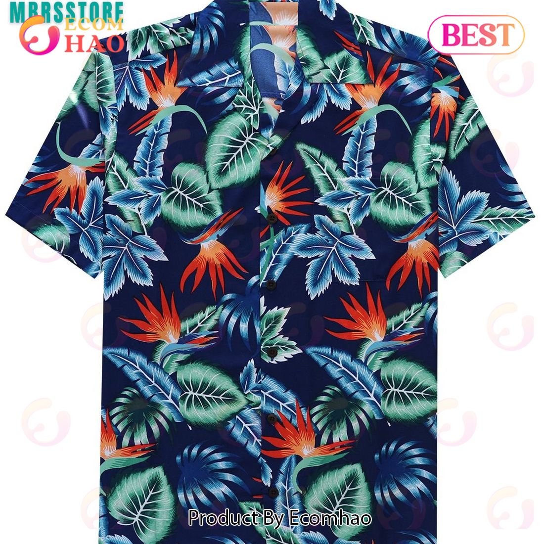 Aloha Summer Casual Beach Button Down Cruise Holiday Hawaiian Shirt