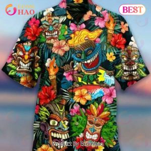 Aloha Summer Father Son Coral Hibiscus Hawaiian Shirt