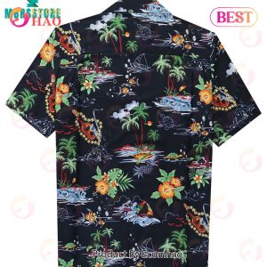 Aloha Summer Holiday Party Face On Bachelorette Party Matching Hawaiian Shirt