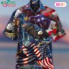 American 4th Of July Independence Day Flag Lion Cross Jesus Is My Savior Hawaiian Shirt