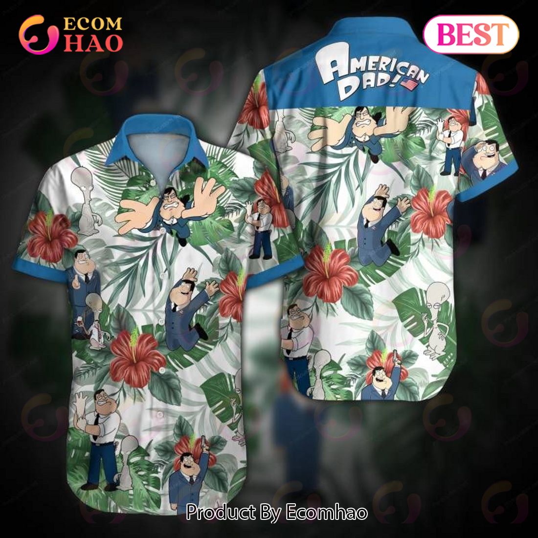 American Brahman Pineapple Hawaiian Shirt Farm Lovers