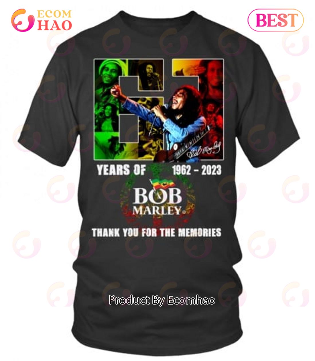 47 Years Of 1976 – 2023 Billy Idol Thank You For The Memories T-Shirt