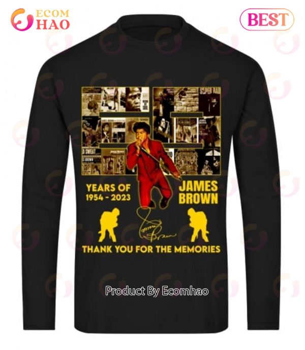 69 Years Of 1954 – 2023 James Brown Thank You For The Memories T-Shirt