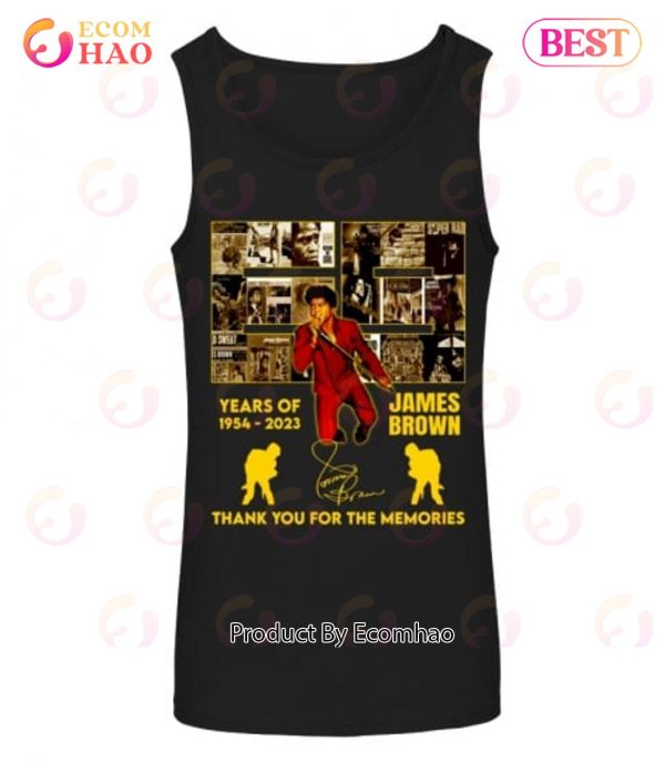 69 Years Of 1954 – 2023 James Brown Thank You For The Memories T-Shirt