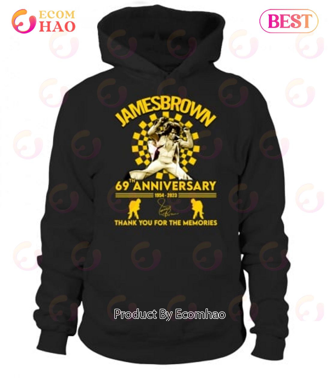 69th Anniversary James Brown 1954 – 2023 Thank You For The Memories T-Shirt