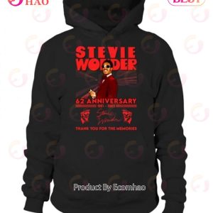 Stevie Wonder 62nd Anniversary 1961 – 2023 Thank You For The Memories T-Shirt
