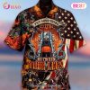 American Flag Retired Firefighter Retired But Forver A At Heart Firefjghter Hawaiian Shirt