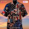 American Flag Rooster Drink Beer Print Hawaiian Shirt