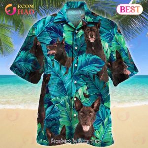 Australian Kelpie Dog Hawaiian Shirt