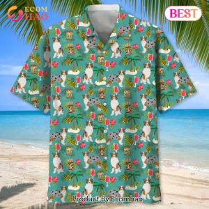 Australian Shepherd Hawaiian Shirt