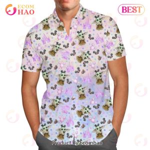 Baby Yoda Star Wars Disney Hawaiian Shirt