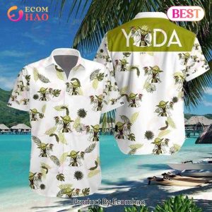 Baby Yoda Tropical Hawaiian Shirt