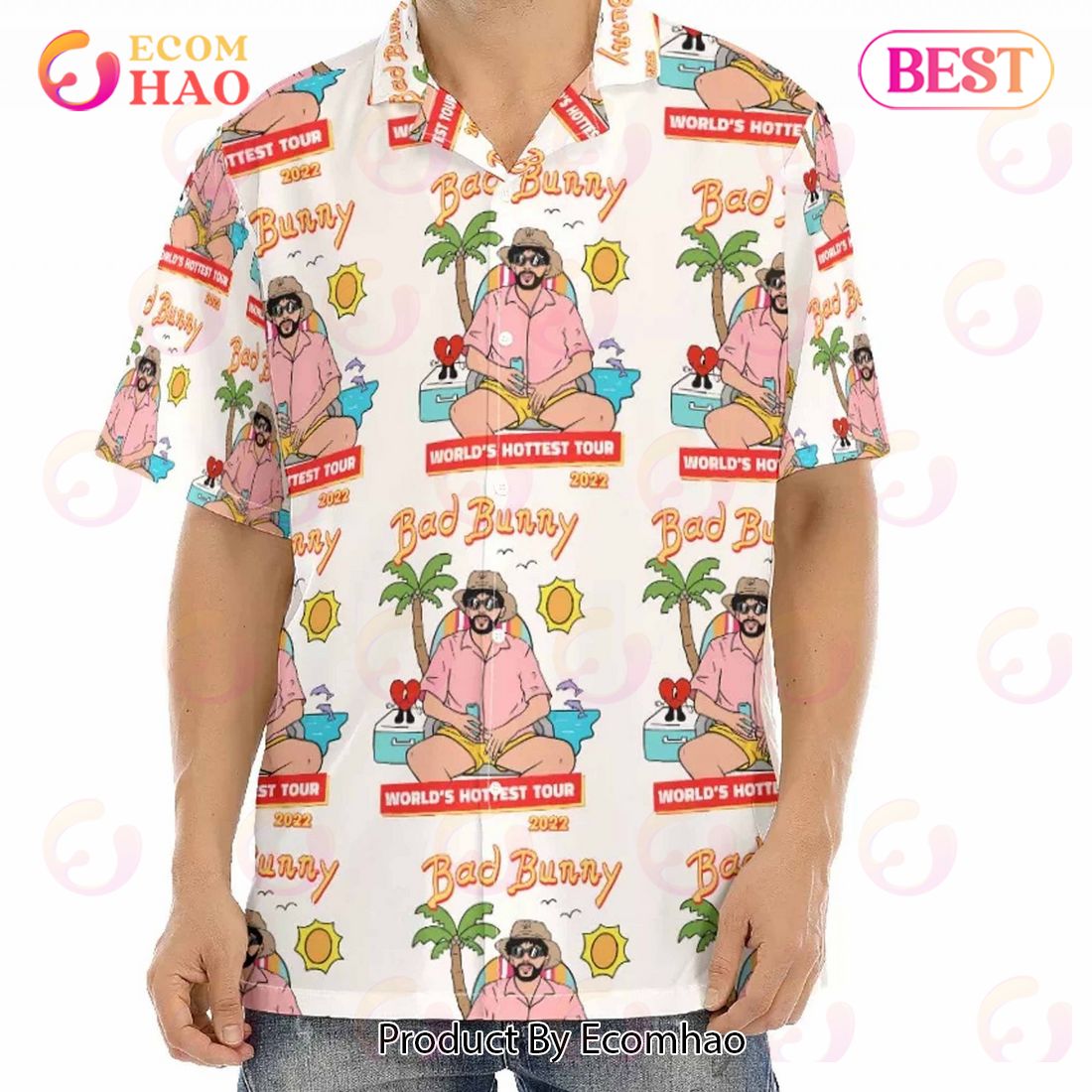 Bad Bunny World’s Hottest Tour 2022 Hawaiian Shirt