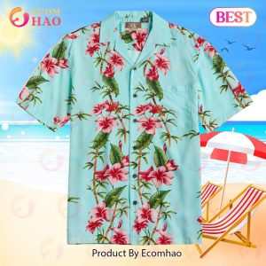 Bamboo Garden Hawaii Aloha Beach Summer Shirt