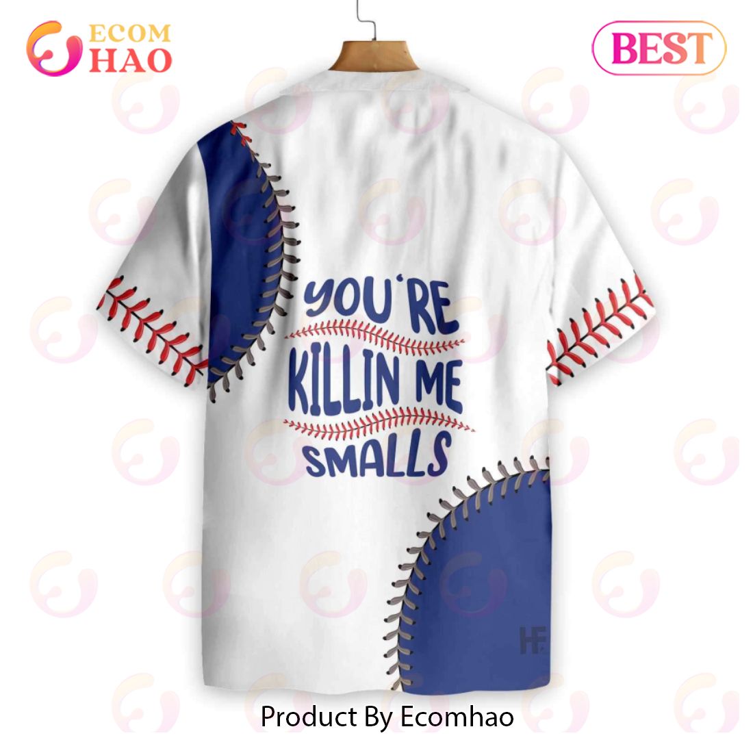 Baseball Basic Killin Me Smalls Hawaiian Shirt