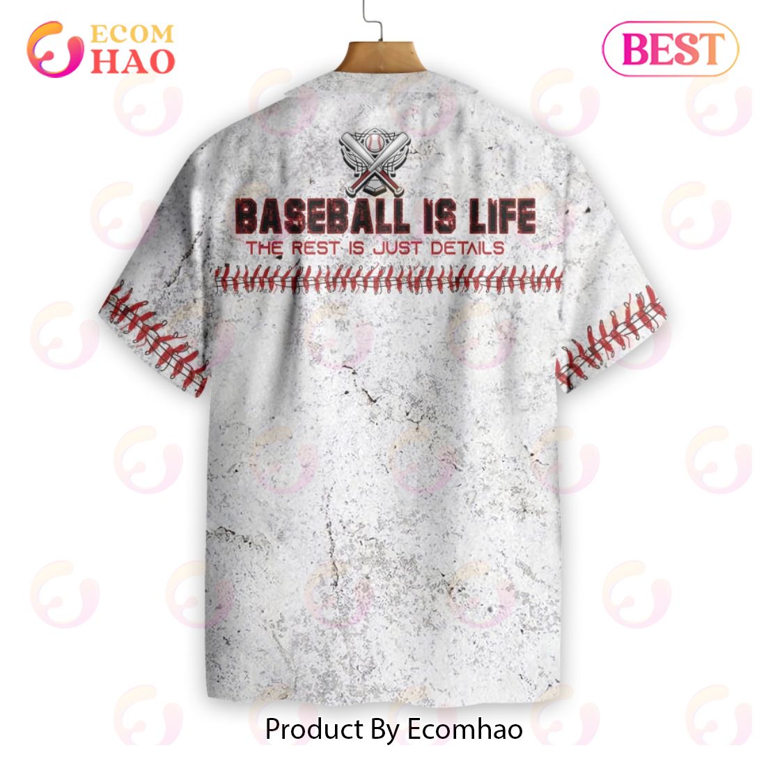 Baseball Is Life The Rest Is Just Details Baseball Hawaiian Shirt