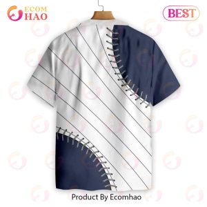Baseball Lover Navy Blue Hawaiian Shirt