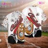 Baseball Print Hawaiian Shirt