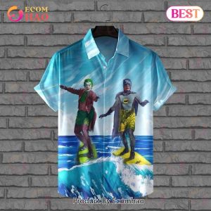 Batman And Joker Print Hawaiian Shirt