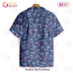 Beach Party Tropical Flamingo Hawaiian Shirt