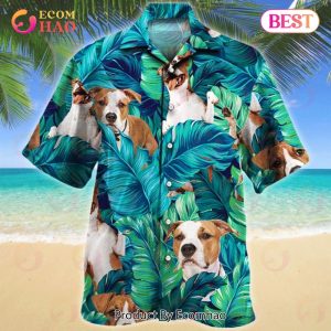 Beagle Dog Lover Tropical Print Hawaiian Shirt