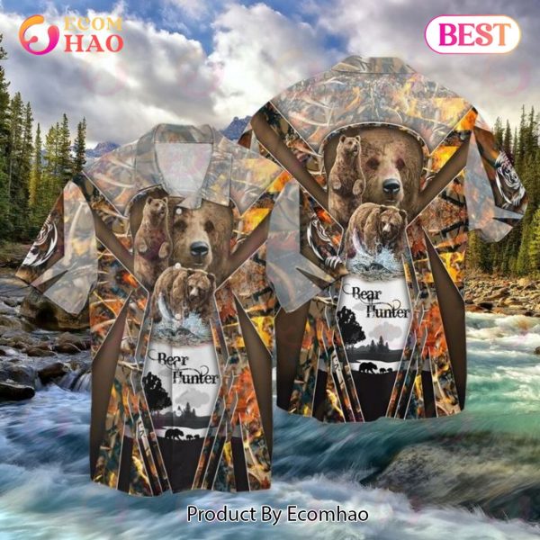 Bear Hunting Hawaiian Shirt
