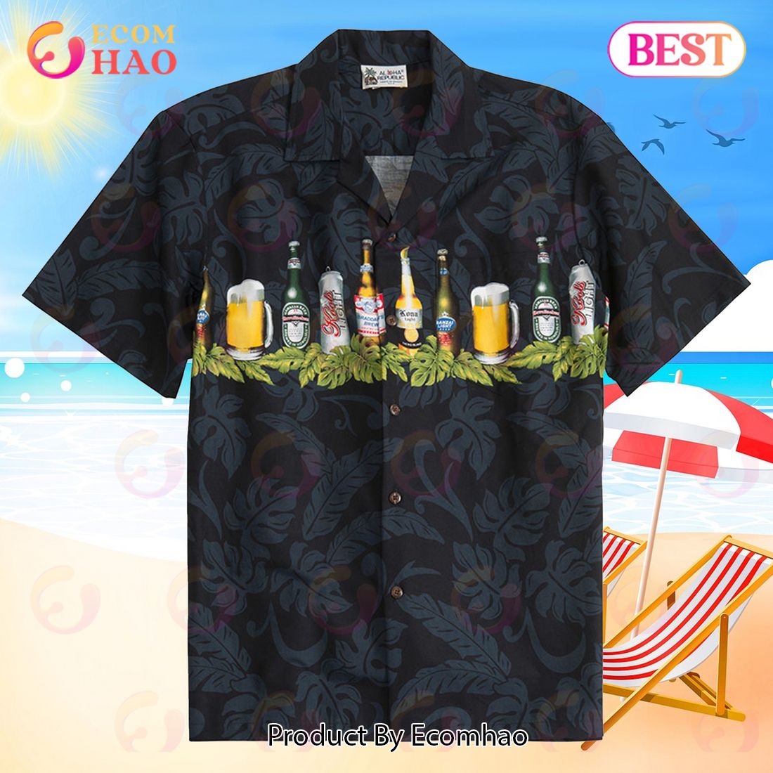 Beer 4 Life Aloha Hawaiian Shirt For Hawaii Fans