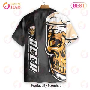 Beer Skull Hawaiian Shirt