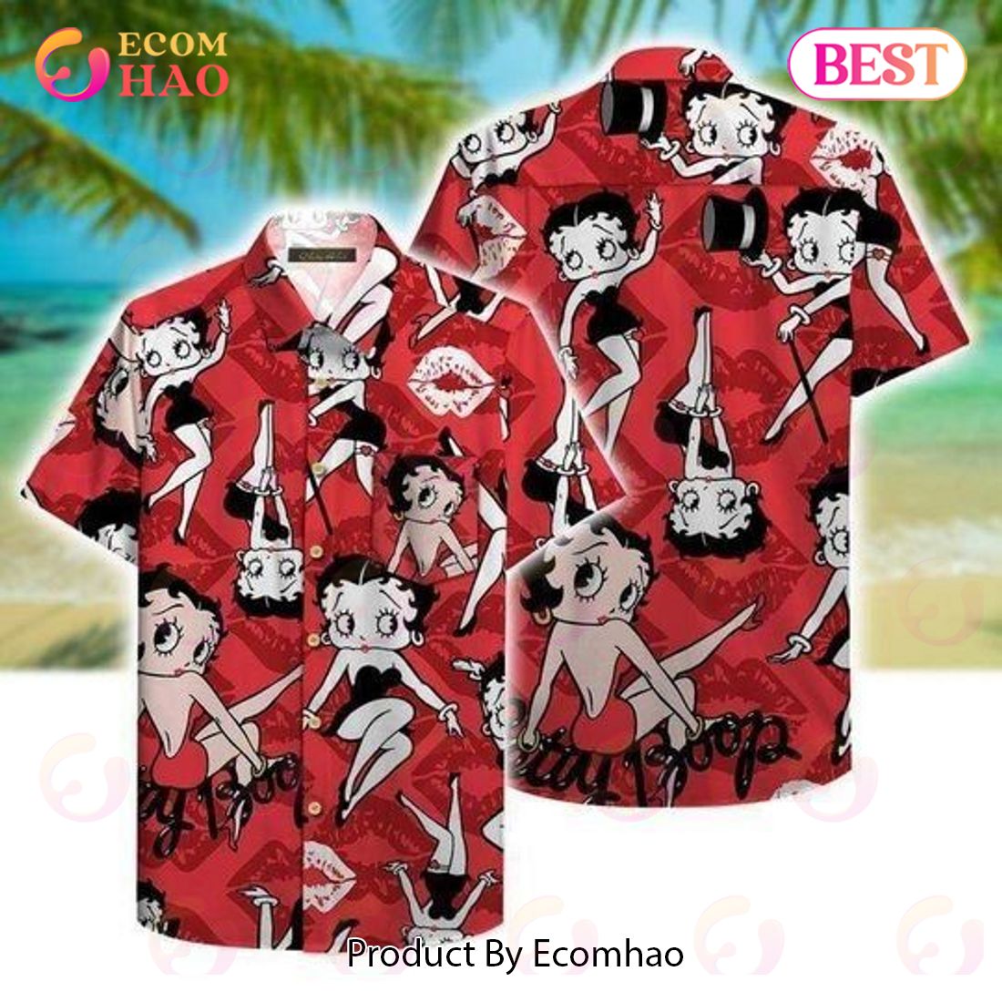 Betty Boop Hawaiian Shirt