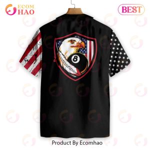 Billiards Eagle American Flag Hawaiian Shirt Billiards Eagle American Flag Hawaiian Shirt