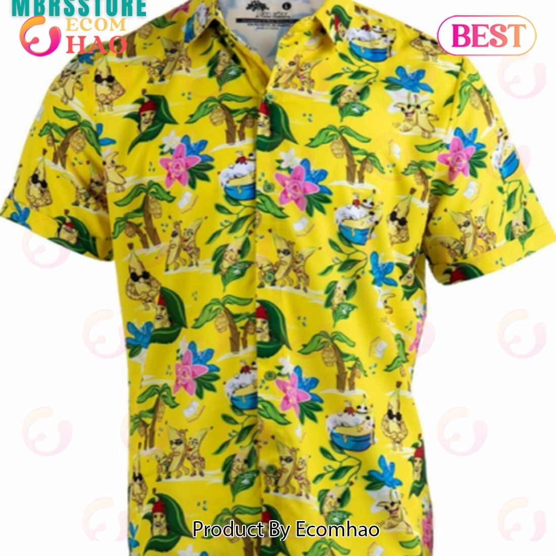 Blow Funny Cool B As Button Down Summer Hawaiian Shirt