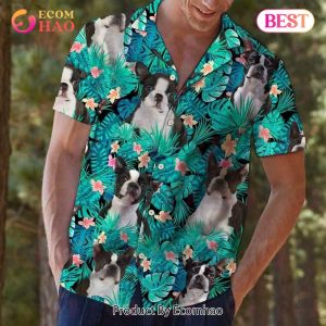 Boston Terrier Dogs Hawaiian Shirt Boston Terrier Dogs Hawaiian Shirt