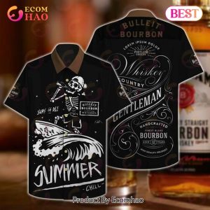 Bourbon Whiskey Hawaiian Shirt Bourbon Whiskey Hawaiian Shirt