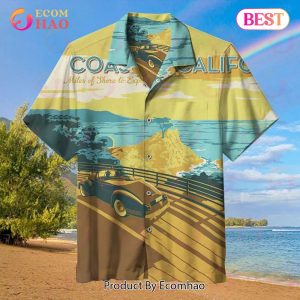 California Beach Landscape Hawaiian Shirt