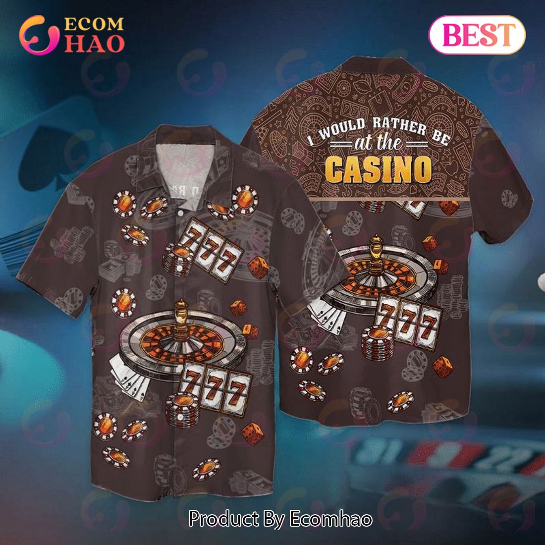 Casino Lover I Would Rather Be At The Casino Hawaiian Shirt